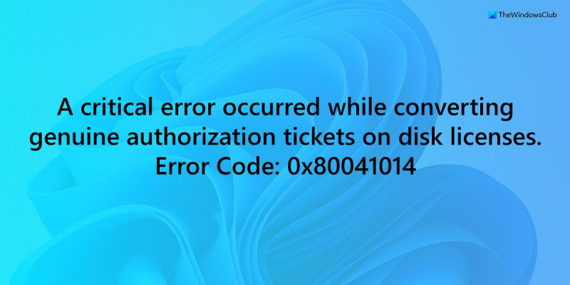 Oprava chyby 0x80041014 při aktivaci systému Windows