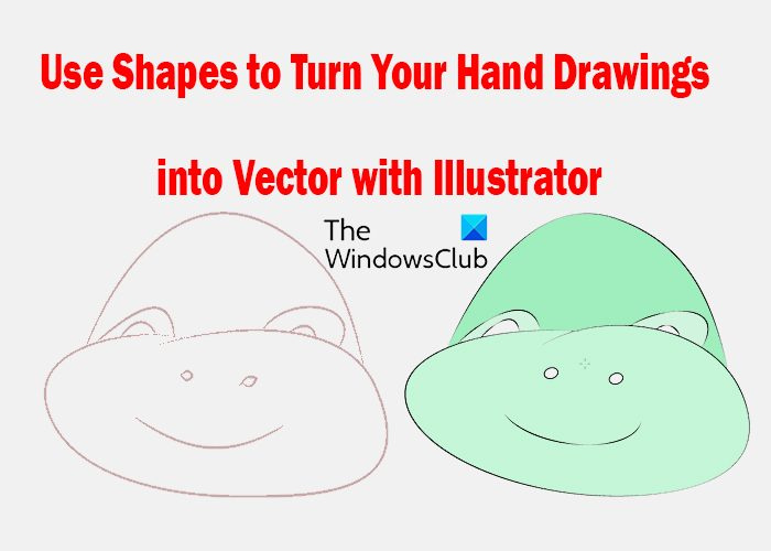 Как да превърнете ръчни рисунки във вектор с Illustrator