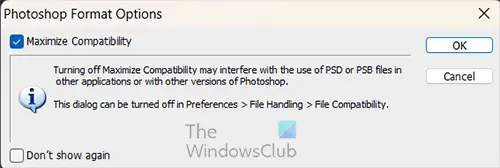   Paano i-save ang mga file ng Photoshop sa mas mababang bersyon - Mga Opsyon sa Format ng Photoshop
