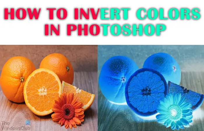 Kā invertēt krāsas Photoshop