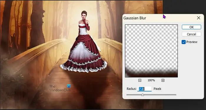   Jak zrobić realistyczne cienie w Photoshopie. - Gradientowy pasek menu - selektor gradientu