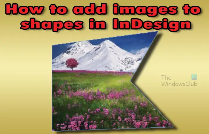 Πώς να τοποθετήσετε την εικόνα στο πλαίσιο στο InDesign