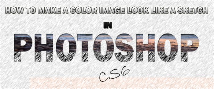   Hur man får ett färgfoto att se ut som en skiss i Photoshop CS6