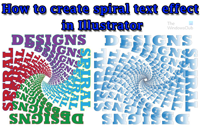 Πώς να δημιουργήσετε σπιράλ κείμενο στο Illustrator