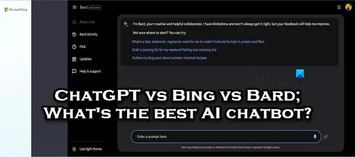 ChatGPT versus Bing versus Bard; Wat is de beste AI-chatbot?