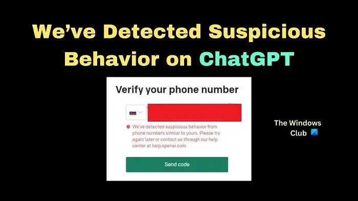 Nous avons détecté un comportement suspect sur ChatGPT