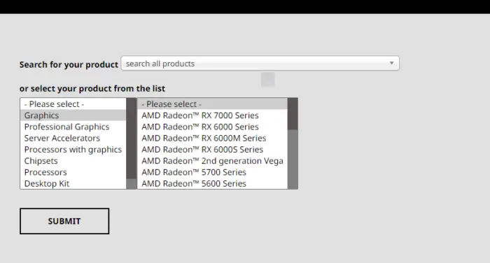   Windows no puede encontrar el instalador de software de AMD