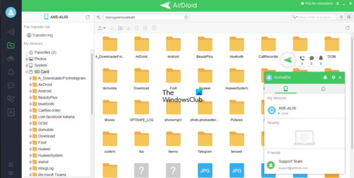 Meilleur logiciel gratuit de gestionnaire de bureau Android pour Windows 11/10
