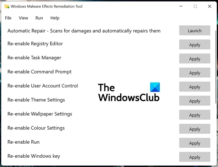 Windows Malware Effects Remediation Tool: Återställ dig snabbt från virusattacker