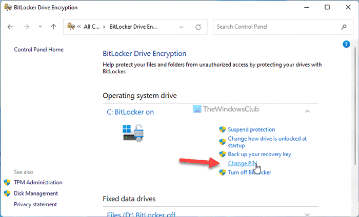 Windows 11/10 இல் பாதுகாக்கப்பட்ட இயக்ககத்தில் BitLocker கடவுச்சொல்லை எவ்வாறு புதுப்பிப்பது