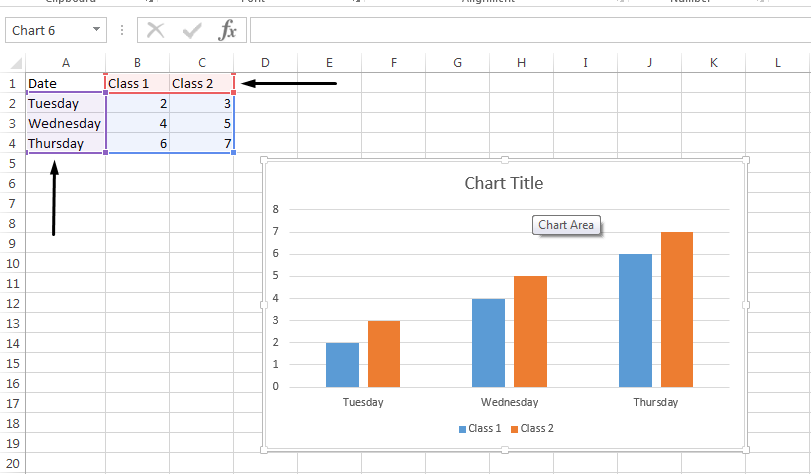 Kako spremeniti naslov legende v Excelu?