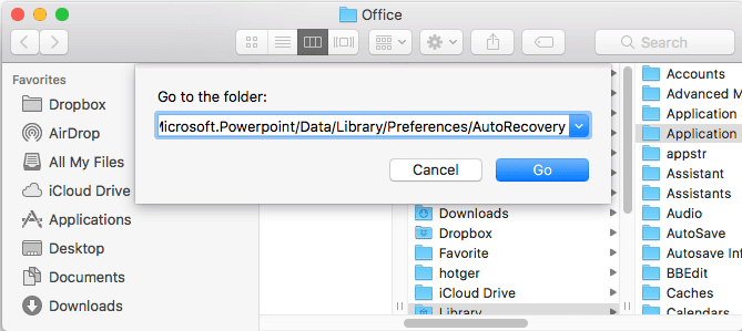 Hogyan lehet visszaállítani a nem mentett Powerpointot Mac-en?