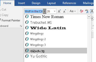 Kā es varu pievienot fontus programmai Microsoft Word?