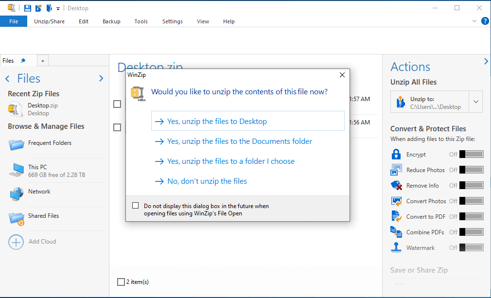 Kaip atidaryti Tgz failą „Windows 10“?