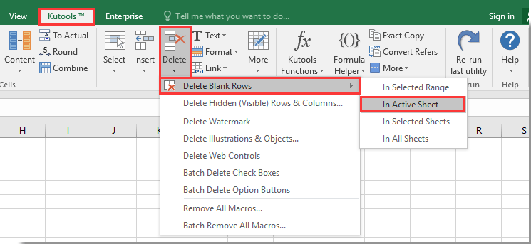 Как да изтриете допълнителни страници в Excel?