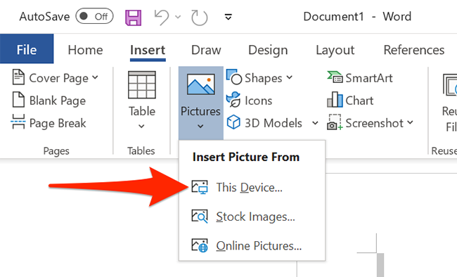 כיצד להזיז תמונה ב-Microsoft Word?