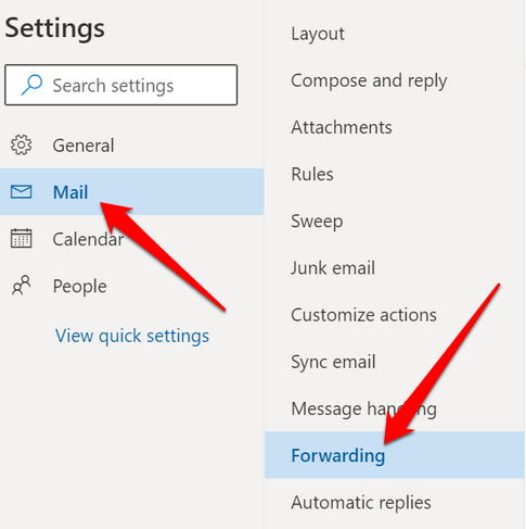 Kako proslijediti svu e-poštu iz Outlooka u Gmail?