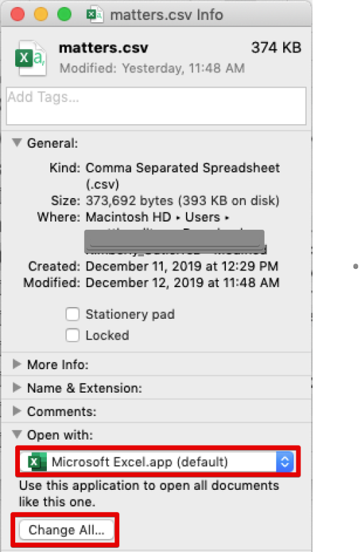 Как установить Excel по умолчанию на Mac?