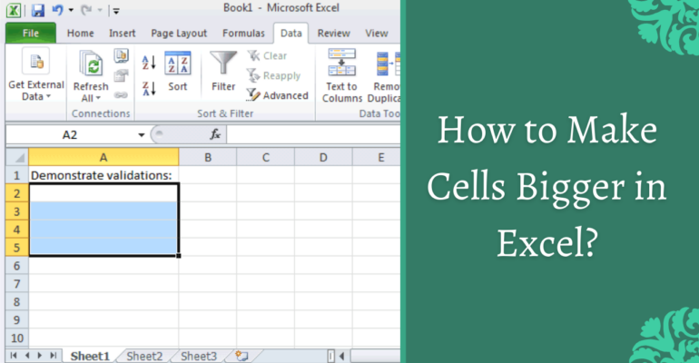 ¿Cómo agrandar las celdas en Excel?
