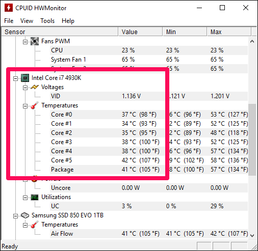 Como verificar a temperatura da CPU do Windows 10 sem software?