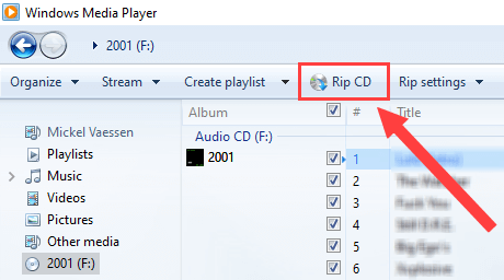 Hvordan man ripper cd'er i Windows 10?