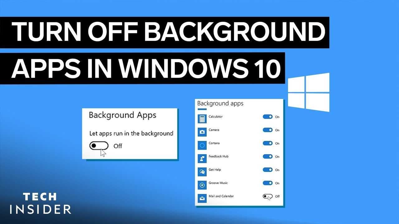 Jak vypnout aplikace na pozadí Windows 10?