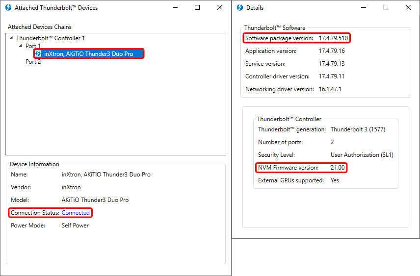Как да проверите дали портът Thunderbolt работи Windows 10?