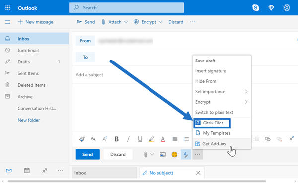 Ako pridať zdieľaný súbor do programu Outlook?