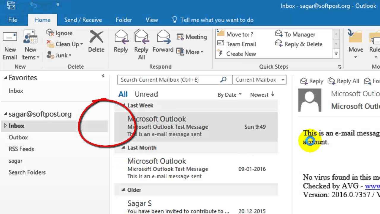 كيفية إضافة مجلد الأرشيف في Outlook؟
