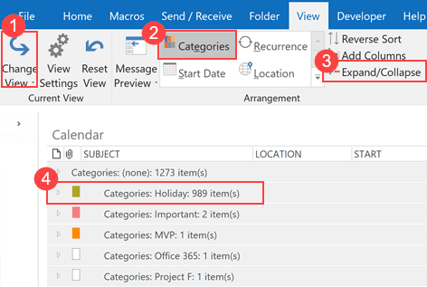 Como remover feriados do calendário do Outlook?