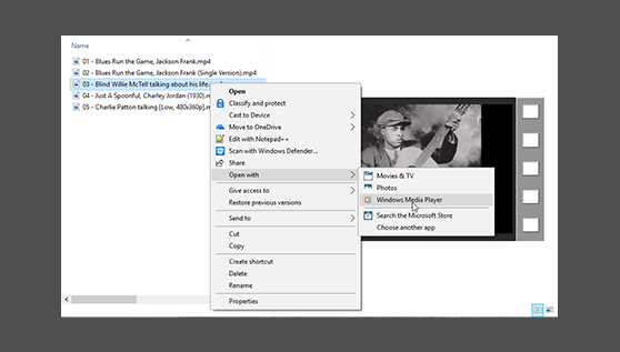Como reproduzir vídeos MP4 no Windows 10?