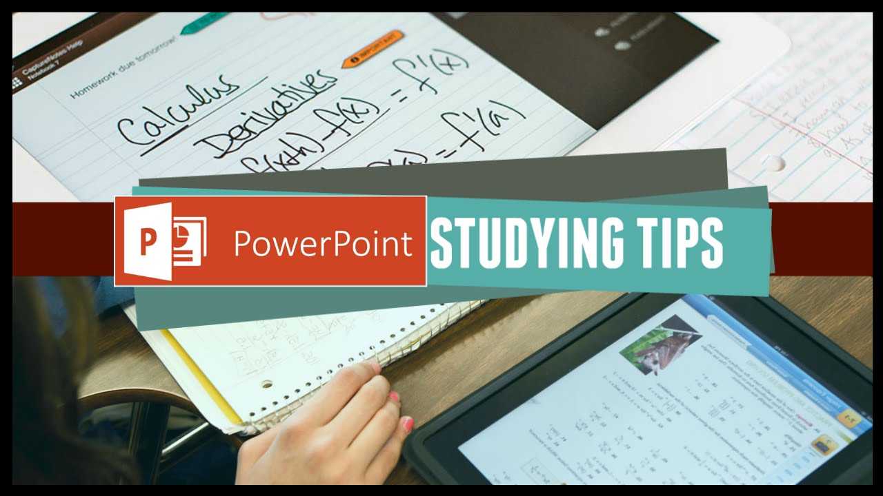 Com estudiar les diapositives de Powerpoint?