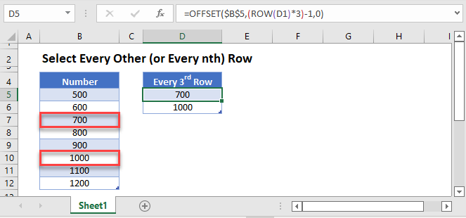 Kaip pasirinkti kiekvieną kitą „Excel“ langelį?