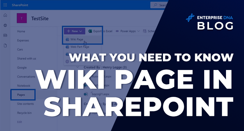 Er Sharepoint en Wiki?