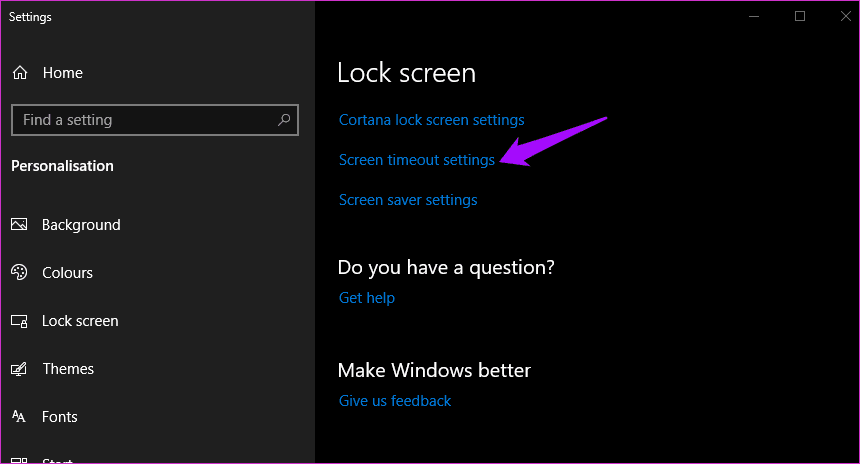 Como interromper o bloqueio automático no Windows 10?