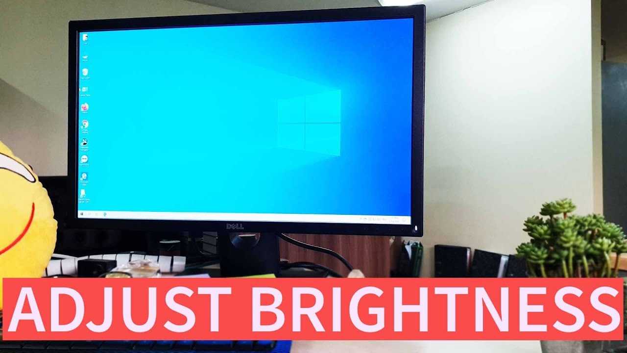 ¿Cómo ajustar el brillo en el monitor Dell Windows 10?