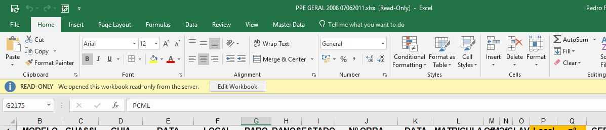 كيف يمكنني إيقاف تشغيل القراءة فقط في Excel Sharepoint؟