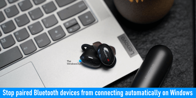 หยุดการเชื่อมต่ออัตโนมัติของอุปกรณ์ Bluetooth ที่จับคู่
