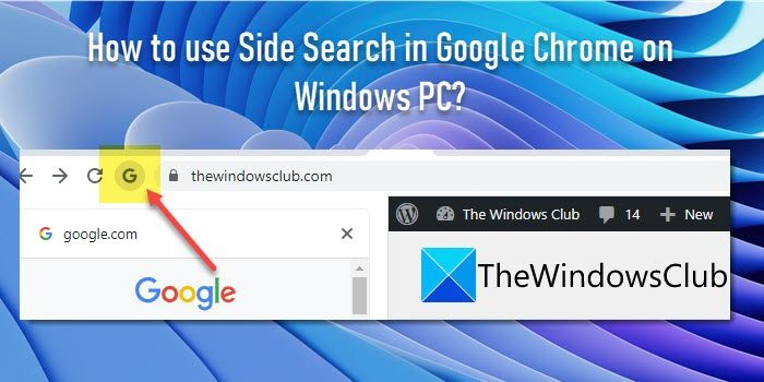 Bagaimana untuk menggunakan carian sisi dalam Google Chrome pada Windows PC?