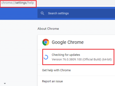 aktualizovať prehliadač Chrome, Firefox, Edge, Opera