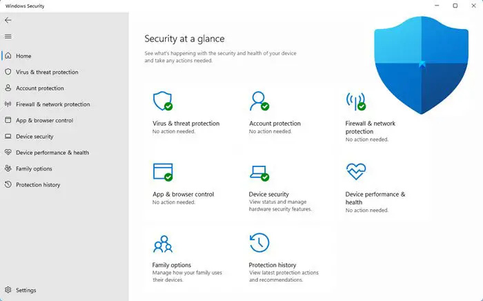   Windows drošība operētājsistēmā Windows 11