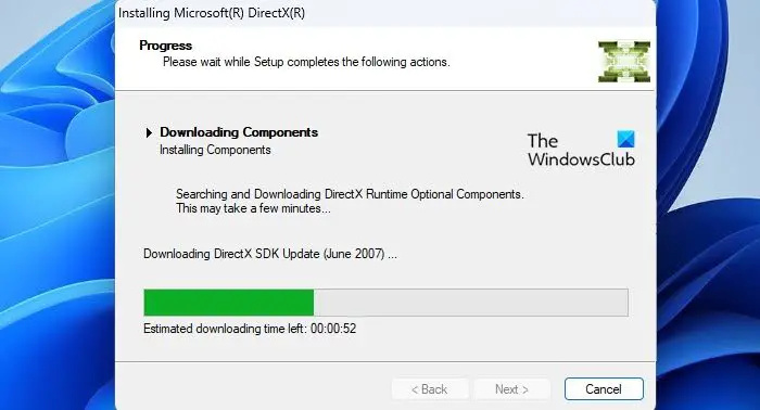   Ladda ner och installera saknade DirectX DLL-filer