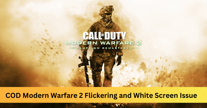 COD Modern Warfare 2 Трептене и проблем с бял екран