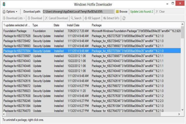 Windows Hotfix Downloader: Téléchargez les mises à jour Windows, les correctifs, les correctifs de sécurité