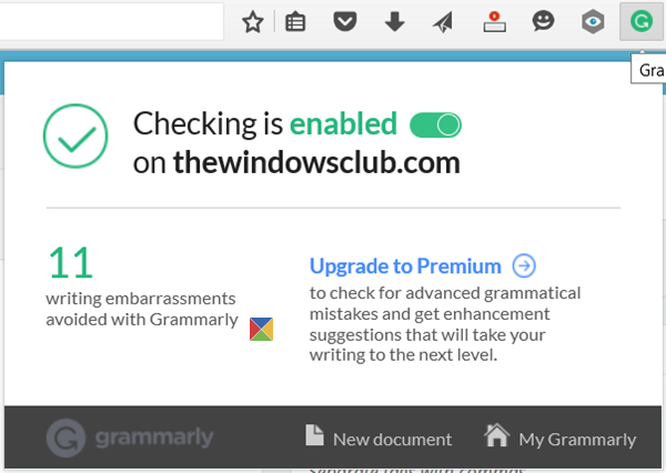 Utilisez Grammarly gratuit sur Firefox, Chrome et Microsoft Office