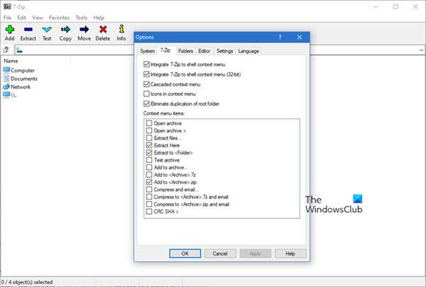 Windows 10 için En İyi Ücretsiz Dosya Sıkıştırma yazılımı
