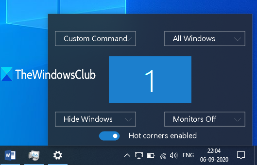 WinXCorners vous permet d'utiliser les Hot Corners de style Mac sur Windows 10