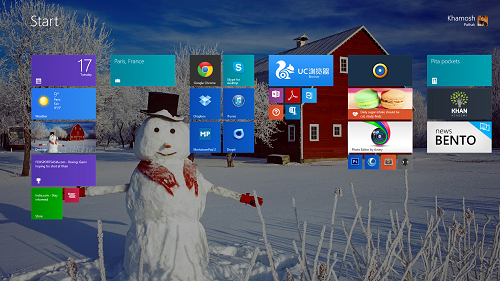 Jõuluteemad Windows 8.1 / 8 jaoks