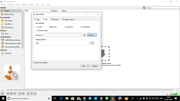 Kako predvajati diske Blu-ray v sistemu Windows 10