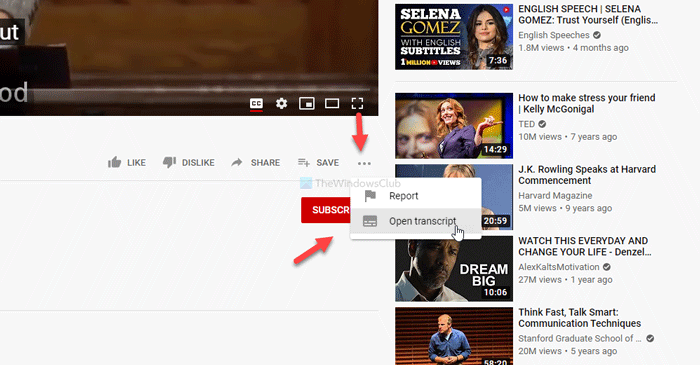YouTube ویڈیو سب ٹائٹلز ڈاؤن لوڈ کرنے کے لیے بہترین آن لائن ٹولز